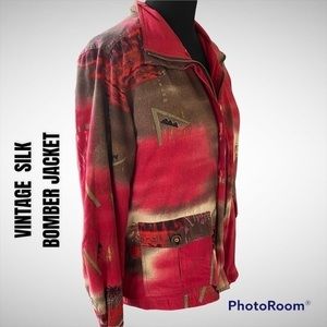 VINTAGE SILK JACKET!